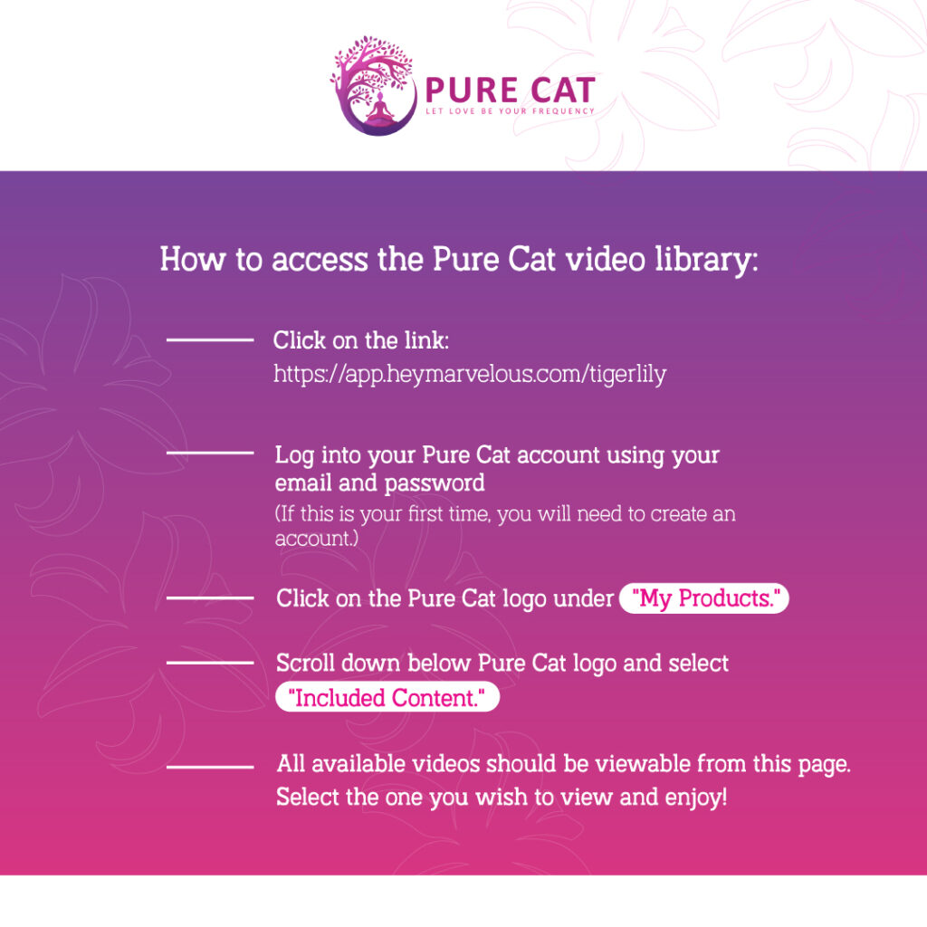 Pure Cat Initiative Tigerlily Foundation’s Pure Cat Initiative was